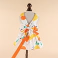thumbnail image 4 of CBFFDC Robe Imprimée Chrysanthème Ensemble Chien Mignon et Laisse avec Décoration Nœud Princesse pour Activités Extérieures Printemps Été, 4 of 7