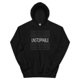 thumbnail image 2 of Itzus Collections Graphic Unstoppable Motivational Hoodie, Black Unisex, Size L, 2 of 3