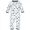 thumbnail image 3 of Hudson Baby Infant Boy Premium Quilted Coveralls, Cars, 6-9 Months, 3 of 4