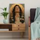 thumbnail image 5 of Qisvanset Framed Canvas Wall Art 12x16 Inch Luke Wild Flower Modern Religious Quote Wall Art, 5 of 5