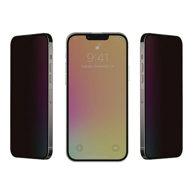 Para Iphone 13mini 5.4 pulgadas 9H Protector de pantalla de privacidad de vidrio templado Cobertura total