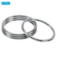thumbnail image 3 of Unique Bargains 90mm Metal O Rings, 4 Pack 304 Stainless Steel Round Rings for Hardware Bags, 3 of 7