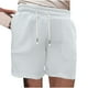 thumbnail image 2 of pstuiky Pantalones cortos de gimnasio para hombre, Pantalones cortos versátiles de color sólido con cintura elástica y cordón ajustable para hombre Pantalones cortos de golf, 2 of 3