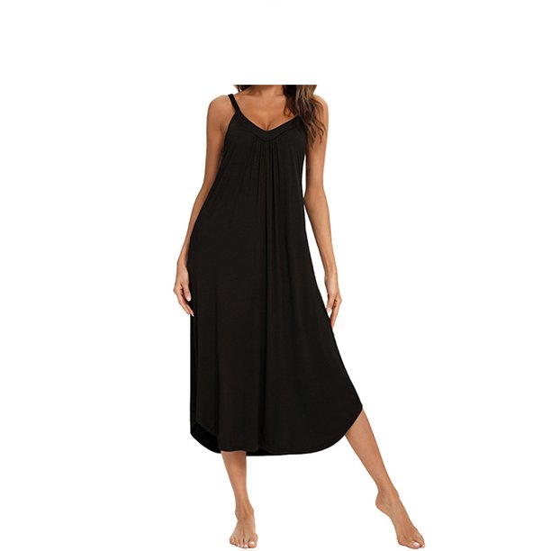 long spaghetti strap nightgowns