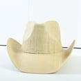 thumbnail image 4 of SUYIDA Classic Western Style Sun Hat With Sturdy Brim For Unisex Outdoor Cowboy And Everyday Use, 4 of 4