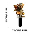 thumbnail image 6 of Halloween Garden Decoration, Outdoor Halloween Decor, 2D Acrylic Pumpkin House, Durable Weather-Resistant, Easy Installation, Festive Halloween Yard Art, Perfect For Garden And Patio, 6 of 6