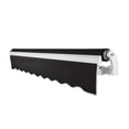 thumbnail image 3 of Awntech 10 Ft Maui Left Motorized Heavy Duty Patio Retractable Awning (120in x 9.25in x 96in), Black, 3 of 8