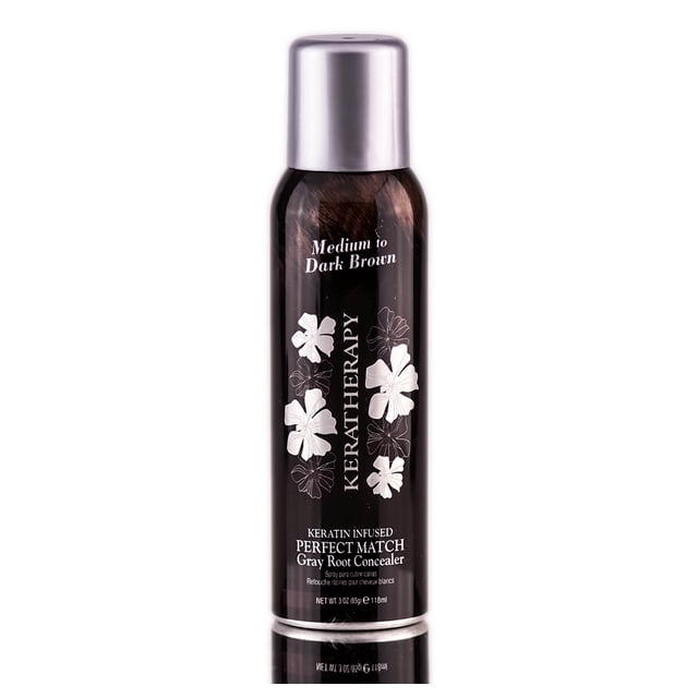 Corrector de raíces Diora Keratherapy Perfect Match de color medio a oscuro