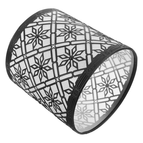 WRISTBIQUE Black Metal Drum Lamp Shade, Cover for Pendant or Table Lamps, 1 Piece