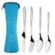 thumbnail image 1 of 4 Piezas de Cuchillos, Tenedores y Cucharas de Acero Inoxidable para Viajes Familiares y Camping., 1 of 2