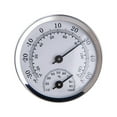 thumbnail image 2 of Mouliraty Wall Mount Analog Humidity Gauge Hygrometer Temperature Meter Indoor, 2 of 5