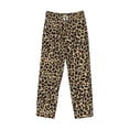 thumbnail image 6 of Daiia Leopard Print-1 Men's Sleep Pant with Pockets and Drawstring,Pajama Pants-Medium, 6 of 9