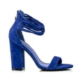 thumbnail image 3 of SIERRA Block Heels, Blue, 7.5, 3 of 5