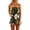 Army Green, variant on Bohemian Floral Print Off Shoulder Jumpsuit For Summer Casual Fashion Romper With Ruffle