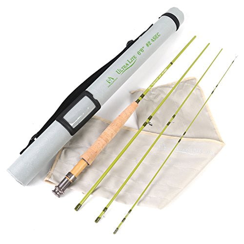 M MAXIMUMCATCH Maxcatch Ultra-Lite Fly Rod for Stream River Panfish/Trout  Fishing 1/2/3 Weight and Combo Set Available (1-Weight 6ft 3-Piece) 
