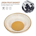 thumbnail image 4 of Wire Basket Modern Fruit Bowl Fruit Basket for Kitchen Home Table Decor, 4 of 8
