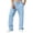 Light Blue, variant on Mens Cotton Athletic Pants Open Bottom Running Sweatpants Straight Leg Casual Joggers with Pockets Light Blue