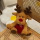 thumbnail image 4 of Bufanda de reno de Navidad de 25cm, muñeco de peluche de juguete, decoración del sofá del hogar, regalos para niños, accesorios de decoración de Año Nuevo, 4 of 4