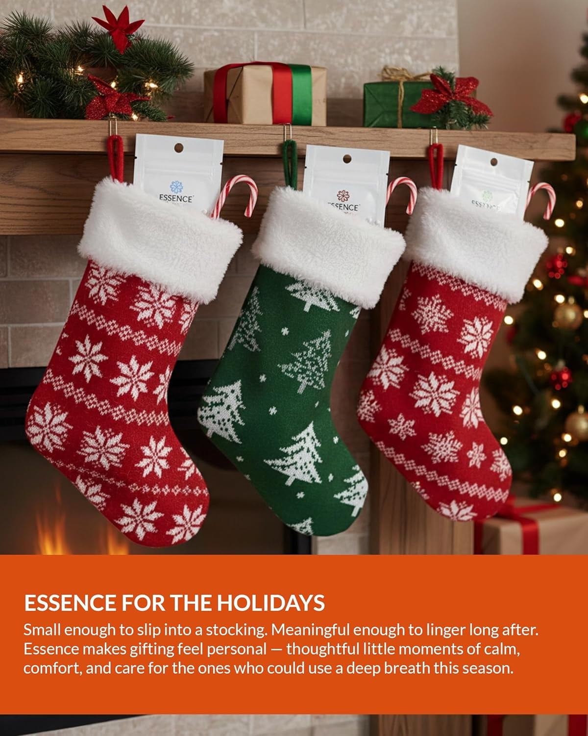 Essence Aromatherapy Nasal Diffuser Ring – Orange – 3pk – Personal Wearable Essential Oil Inhaler