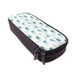 thumbnail image 6 of Lsque Sea Turtle Printed Big Capacity PU Leather Pencil Case Large Pencil Pouch Stationery Pen Bag Pencil Holder for Teen, 6 of 6