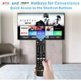 Rimous Universal Remote Compatible with LG TV Remote Control (All