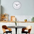 thumbnail image 3 of Reloj de pared moderno jomparis 12, funciona con pilas Silent Sweep, 3 of 7