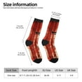 thumbnail image 2 of Fuzoiu Silhouette Trumpet Red Art Print Athletic Crew Socks for Men & Women,Casual Crew Socks,Above Ankle Crew Socks for Business, Casual, 2 of 6