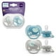 thumbnail image 1 of Chupón Ortodóntico Ultra Soft Philips Avent Azul Gris con Caja Esterilizadora 6-18 m, 1 of 6
