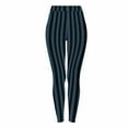thumbnail image 3 of BiZtdJrK Buttery Soft Leggings for Women Vertical Striped Print High Waist Halloween Tights Stretch Gym Yoga Pants Sky Blue XXL, 3 of 10
