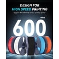 thumbnail image 2 of Filamento para impresora 3D SUNLU PETG de alta velocidad, 1,75 mm, 1 kg (blanco), 2 of 9
