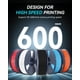 thumbnail image 2 of Filamento para impresora 3D SUNLU PETG de alta velocidad, 1,75 mm, 1 kg, negro, 2 of 9