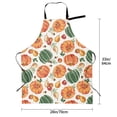 thumbnail image 2 of Cauagu Autumn Pumpkins Aprons with Pockets,Waterproof Apron for Women,Kitchen Cooking Apron Adjustable Bib Aprons Chef Apron for Cooking,Drawing,Crafting, 2 of 8