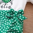 thumbnail image 4 of TAIAOJING Toddler Children Girls Short Sleeve Cartoon Prints Bowknot T-Shirt Tops Skirts Outfits Sets Stylish 6-7 Y, 4 of 7