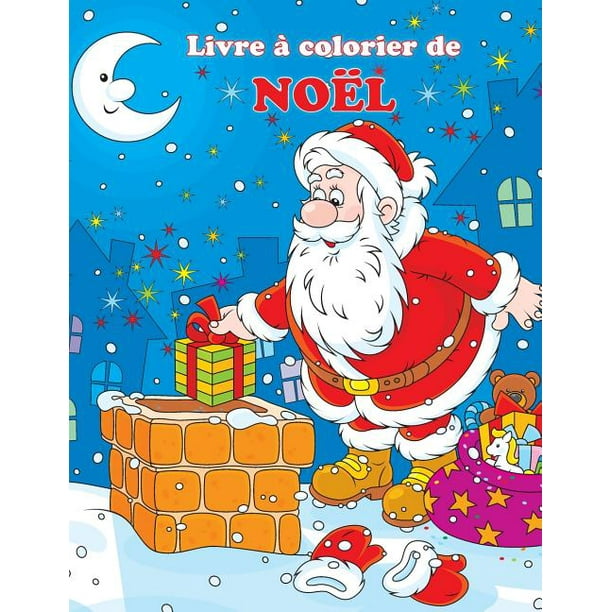 Livres Livre À Colorier de Noël  Les Aventures de Noël Du Père Noël