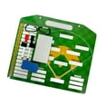 thumbnail image 2 of DYNWAVECA Baseball Coaches Board, Baseball Coaching Board, Carabiner Teaching Assistant Double Sided Baseball Lineup Board for Practice, 2 of 9