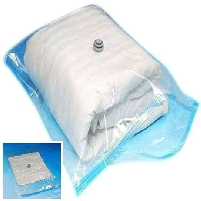 6 Pack: The Largest Super Jumbo Vacuum Seal Space Saver Storage Cleaners Bag  40X53 Space Organizer Bag QQbed 