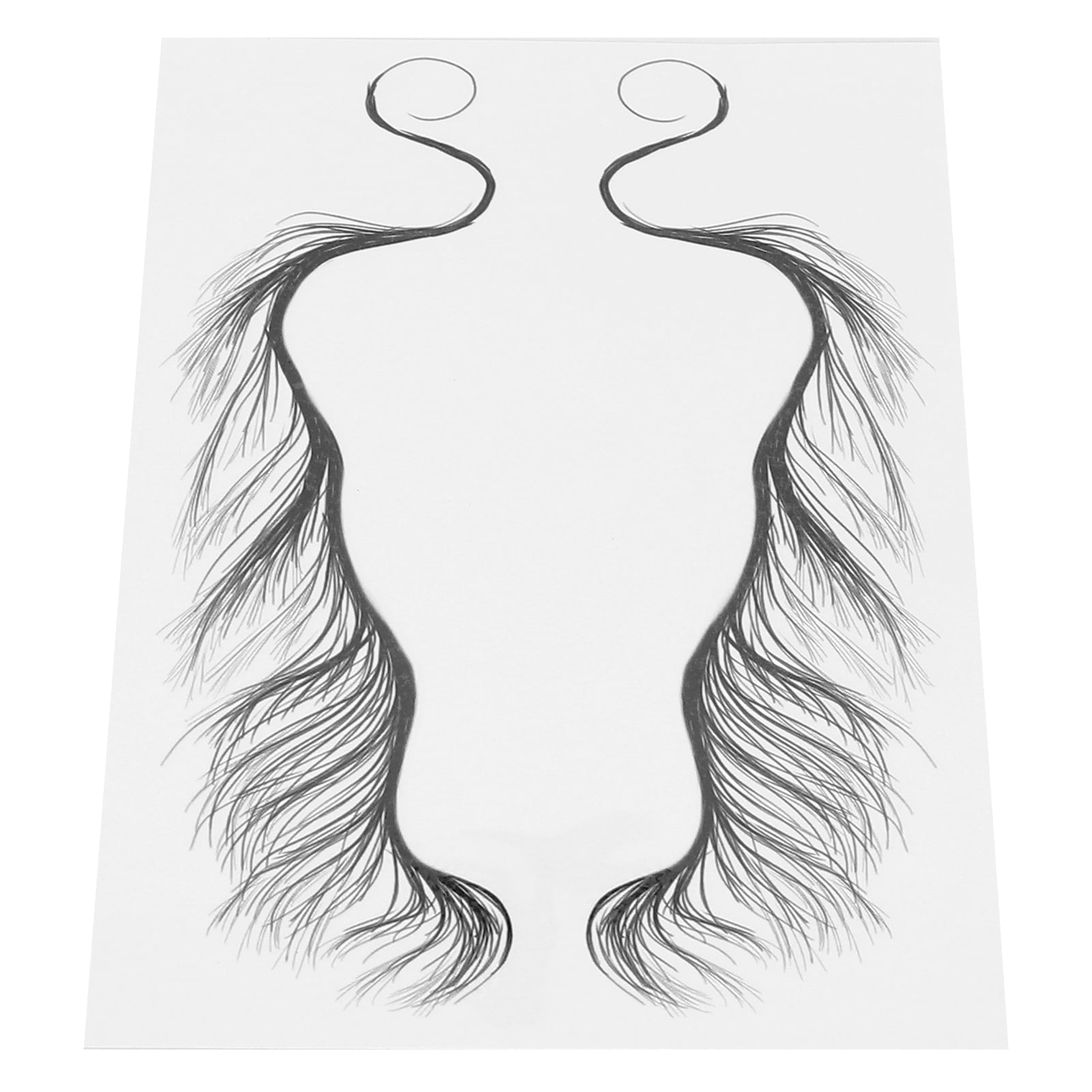 Domqga Fake Hair Sticker Edges Hairstyles Edge Hair Waterproof Fake