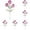 Purple*5, variant on Artificial Morning Glory Bouquet Trumpet Flowers for Outdoor Garden Patio Fence Window Decor