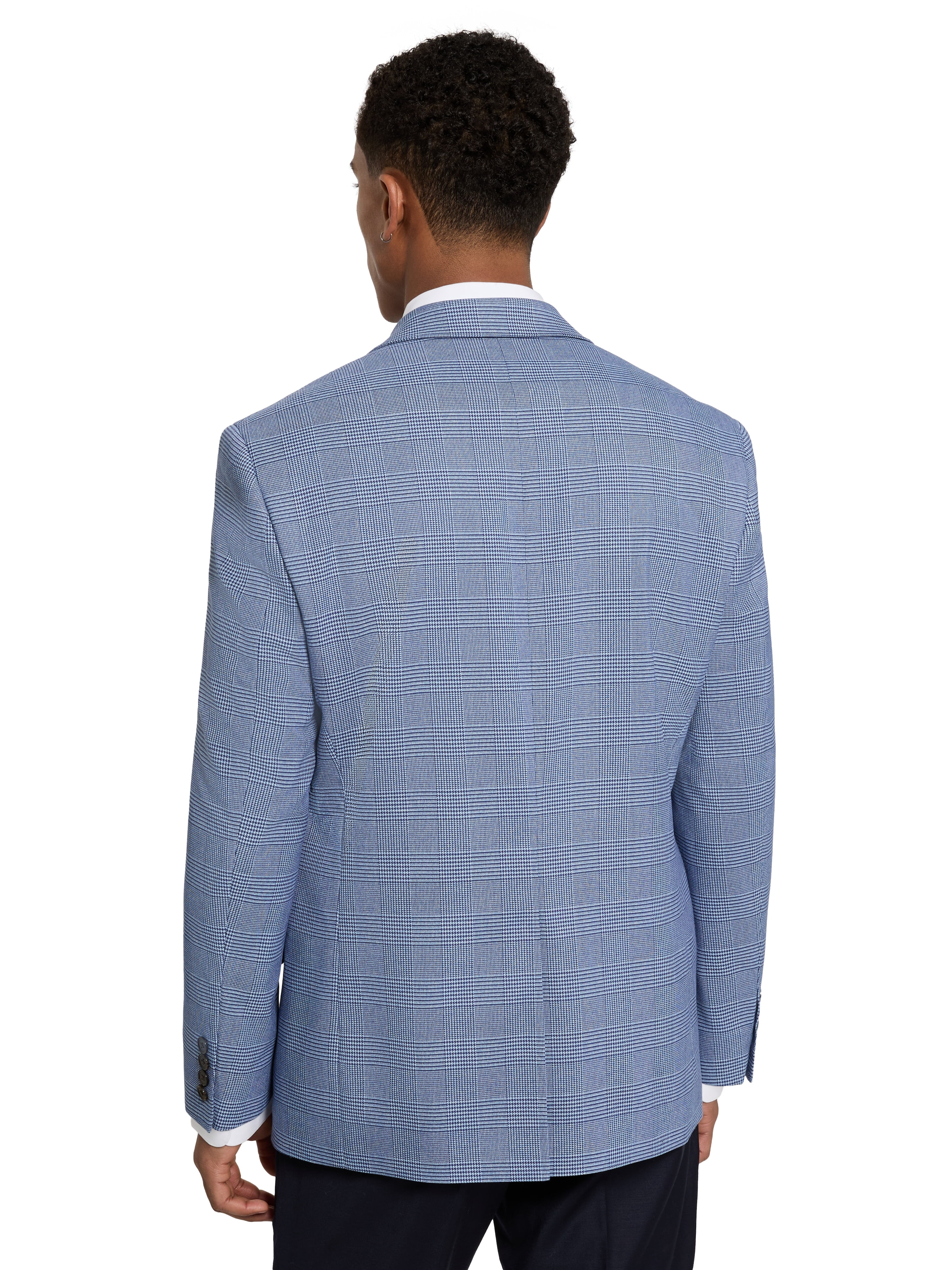 Chaps Men's Blue Plaid Sport Coat, Sizes 40R-48L