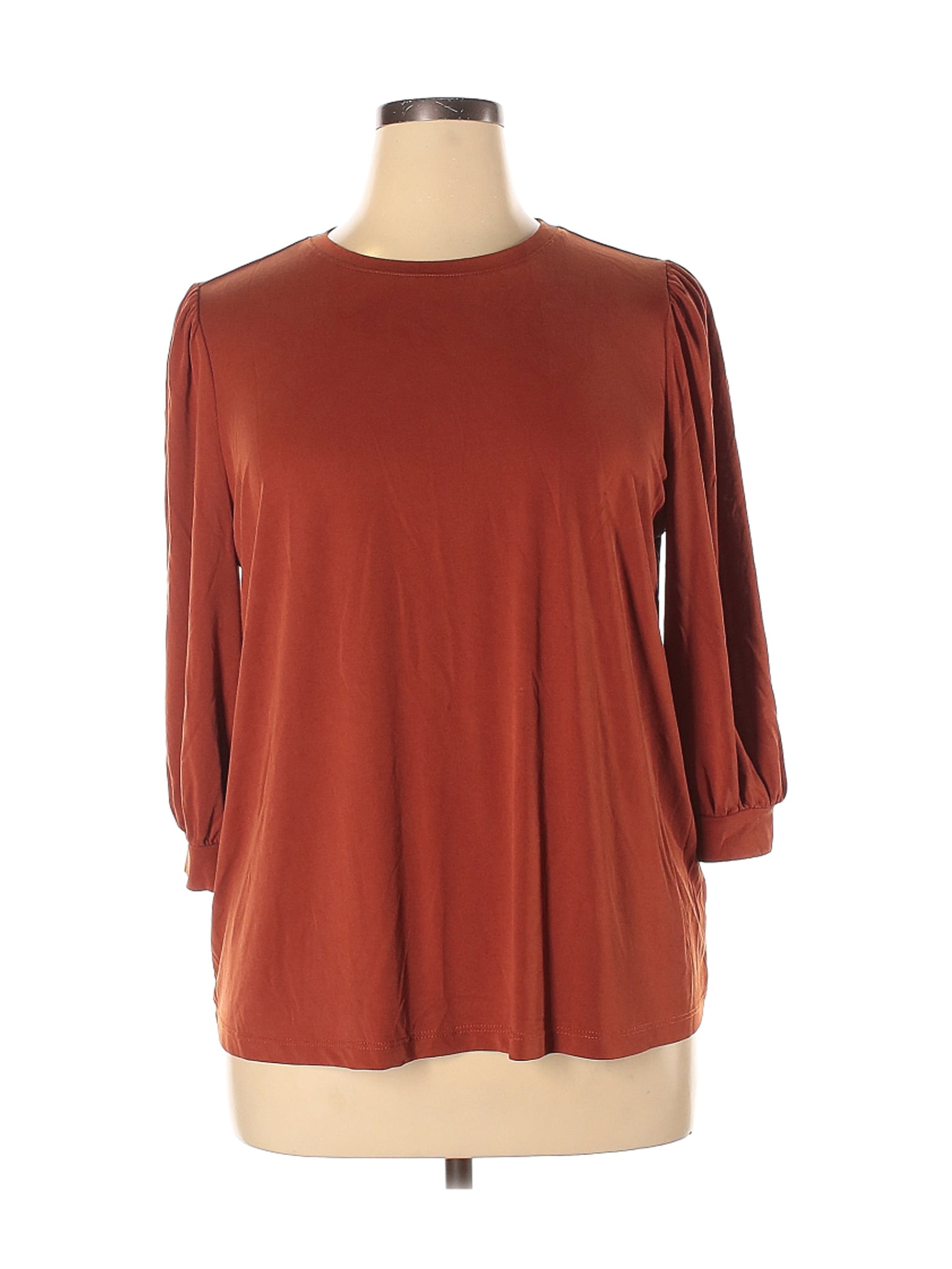 Ava & Viv - Pre-Owned Ava & Viv Women's Size 1X Plus 3/4 Sleeve Top ...