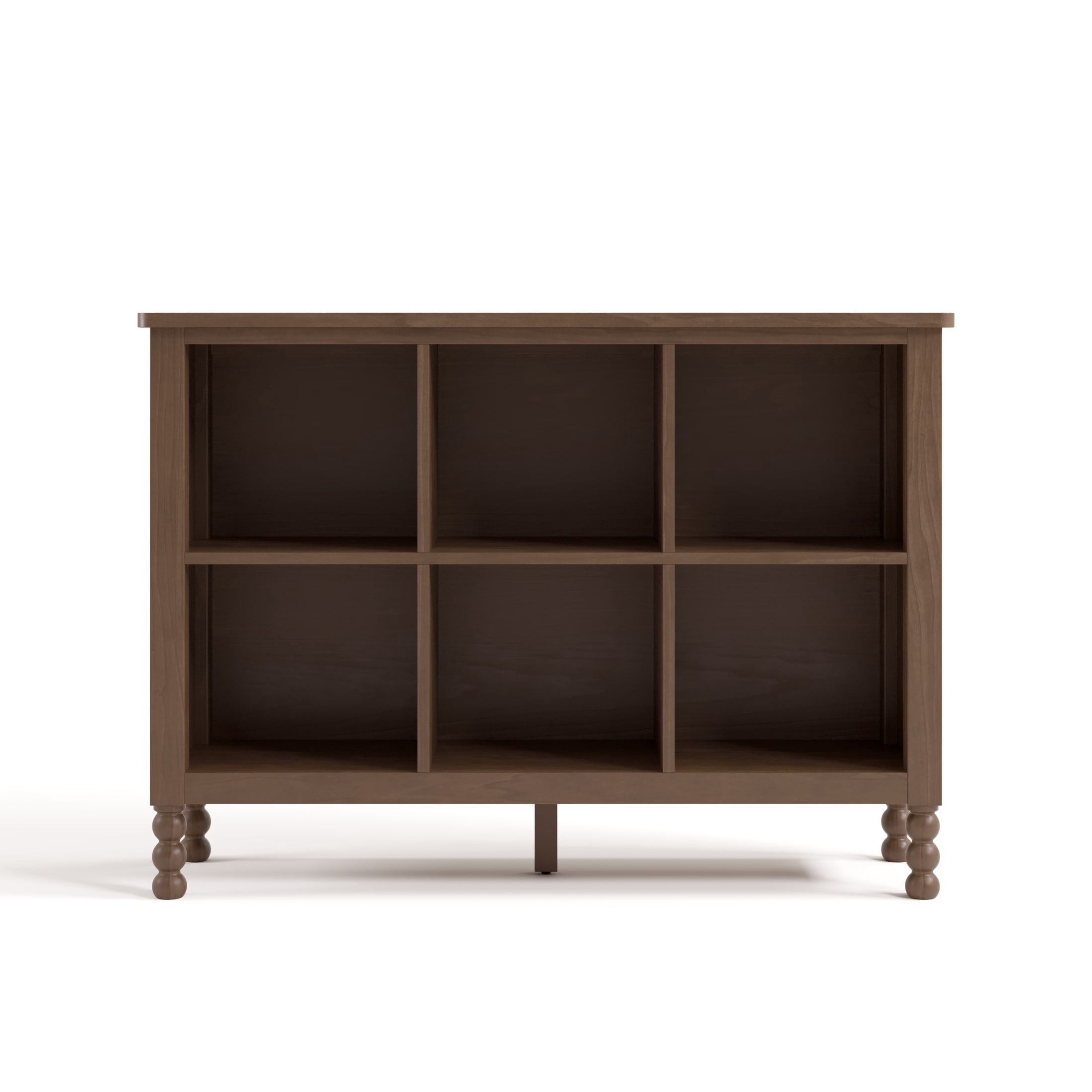 Art of Nursery by Storkcraft Rio 6 Cube Storage Organizer Kids Bookcase - Hazelnut