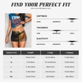 thumbnail image 3 of Kdxio Cat Fish Dance Vintage Print Workout Shorts for Women Seamless Soft Smooth Gym Yoga Scrunch Active Shorts, 3 of 5