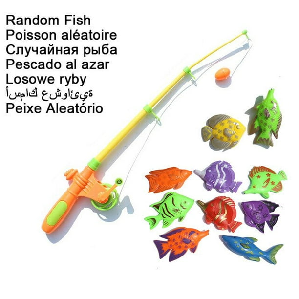 Magnetic fishing toys children water toys simulation fishing rods