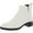 White, variant on Calvin Klein Womens Deneice 2 Faux Leather Almond Toe Ankle Boots