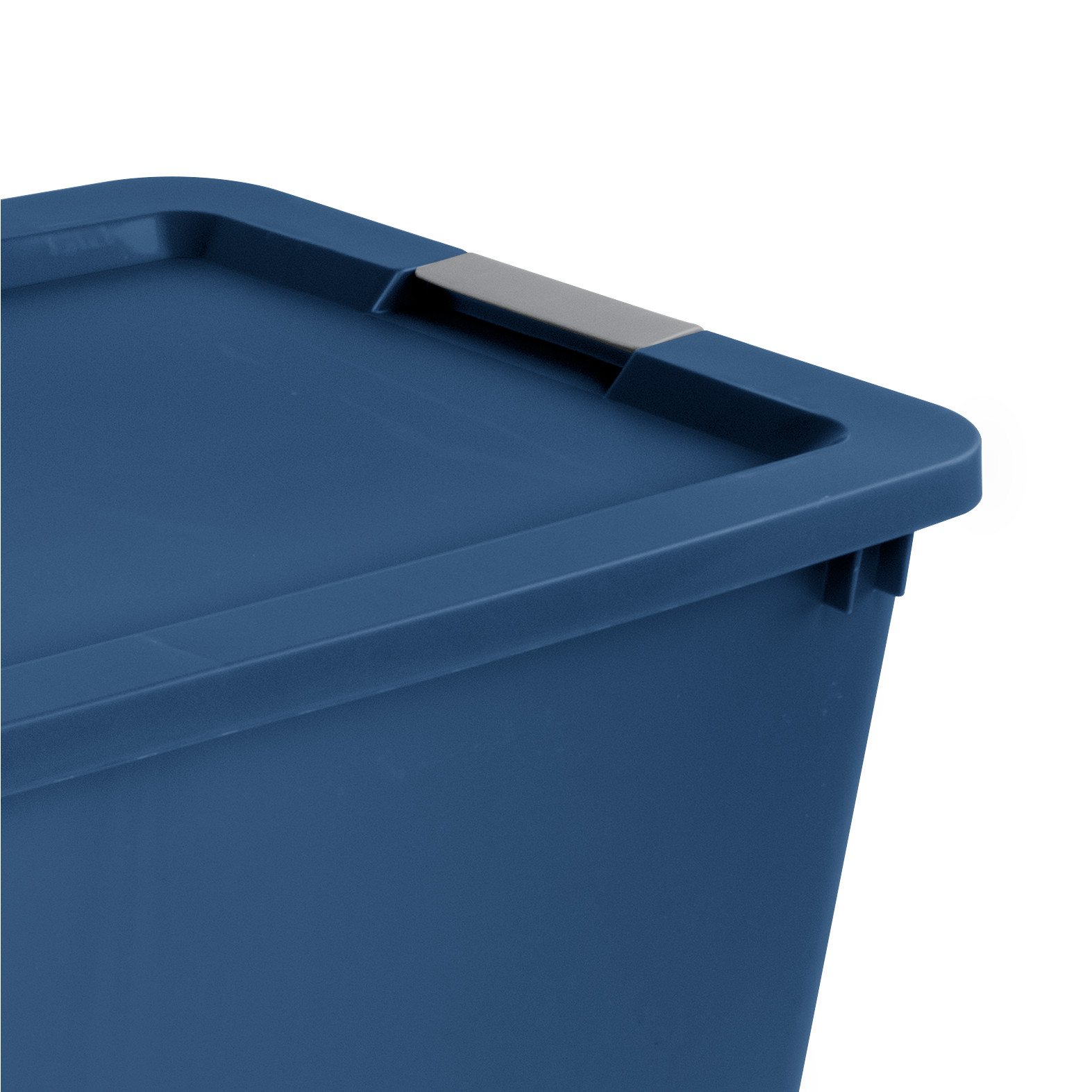 Sterilite 45 Gallon Wheeled Storage Bin with Latch Lid, Blue photo 7