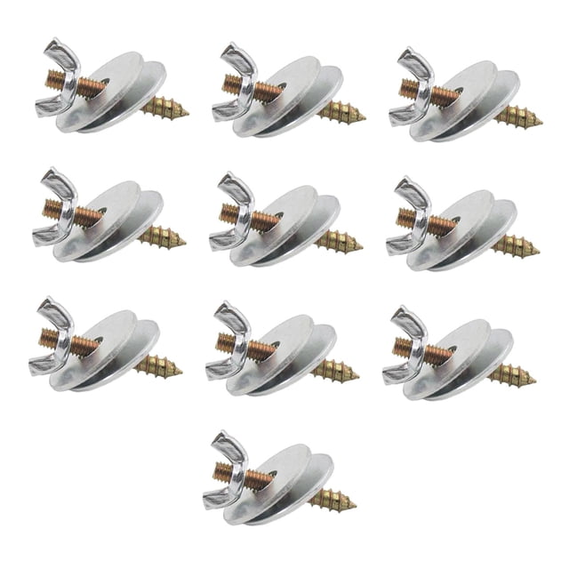 DOLITY 10 Pieces Bird Cage Screws and Nuts M5*30 for Rack Building Wood Birds Perch with 2 Washers