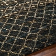 thumbnail image 4 of Hauteloom Aziz Jute Living Room, Bedroom Area Rug - Bohemian, Transitional - Oatmeal, Dark Purple, Nutmeg - 8' x 10', 4 of 5