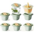 thumbnail image 1 of A set of 6 ice cream DIY molds Suitable for homemade frozen snacks (matcha color), 1 of 4