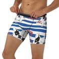 thumbnail image 3 of Xecao Bulldog Friend Print Boxer Briefs for Men's Stretch Moisture-Wicking Underwear, Mid-Rise Classics breathable fabric, 3 of 7