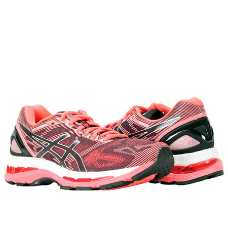 Asics Gel-Nimbus 19 Black/Silver/Diva Pink Women's Running Shoes (Best Running Shoes For City Running)